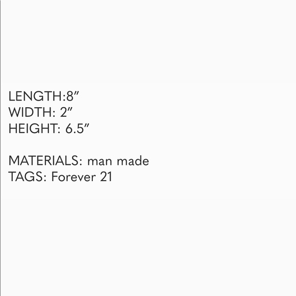 Forever 21 Graphic Geometric Print Chain Strap Shoulder Crossbody - Picture 7 of 7